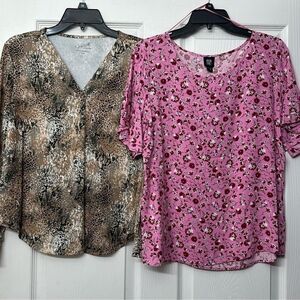 Women’s Medium Blouses Route 66 floral